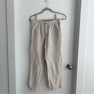 Madewell Linen Blend Track Trousers